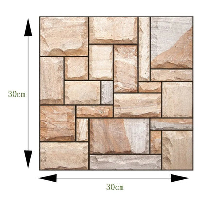3D Wall Brick Pattern Decal
