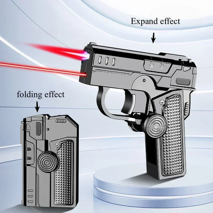 Foldable Dual-Form Gun-Shaped Windproof Lighter