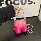 Pink shoulder bag