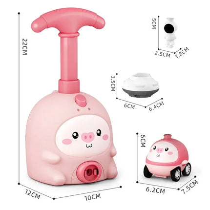 Cute Animal Design Air-Powered Balloon Launcher
