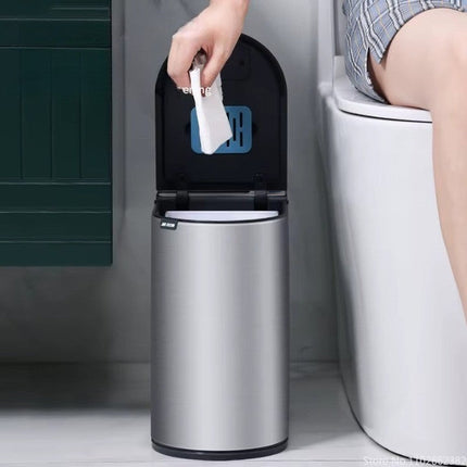 Auto Lift Integrated Brush Toilet Can