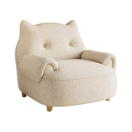Cat Ear Minimalist Oversized Lounge Armchair