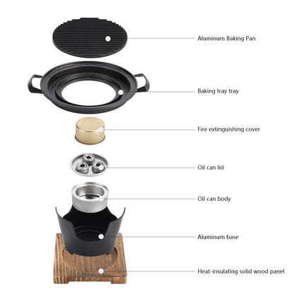 Mini BBQ Non-Stick Japanese Grill