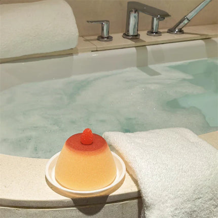Strawberry Caramel Pudding Cleaning Sponge