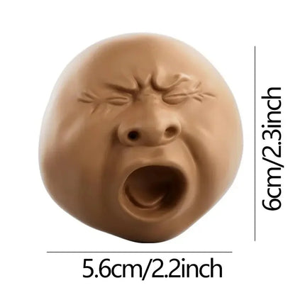 Mini Yawning Face Water Splash Toy