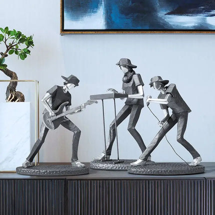 Abstract Rock'n Roll Resin Home Decor