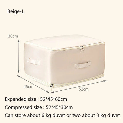 Space Saver Compression Duvet Organizer Bag