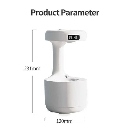 Anti-Gravity Water Droplet Air Humidifier Night Lamp