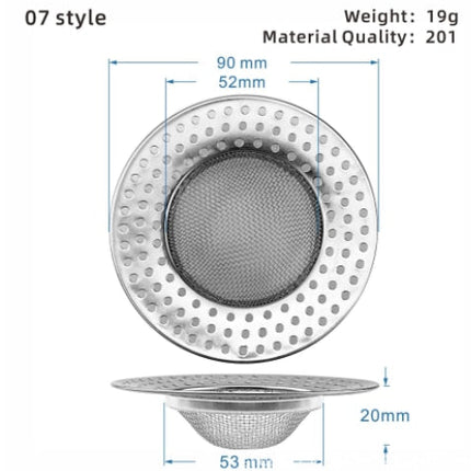 Stainless Steel Sink Drain Catch All Strainer