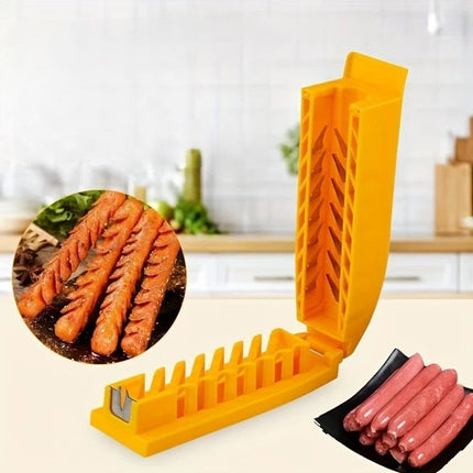 Easy Hot Dog Sausage Slicer Gadget