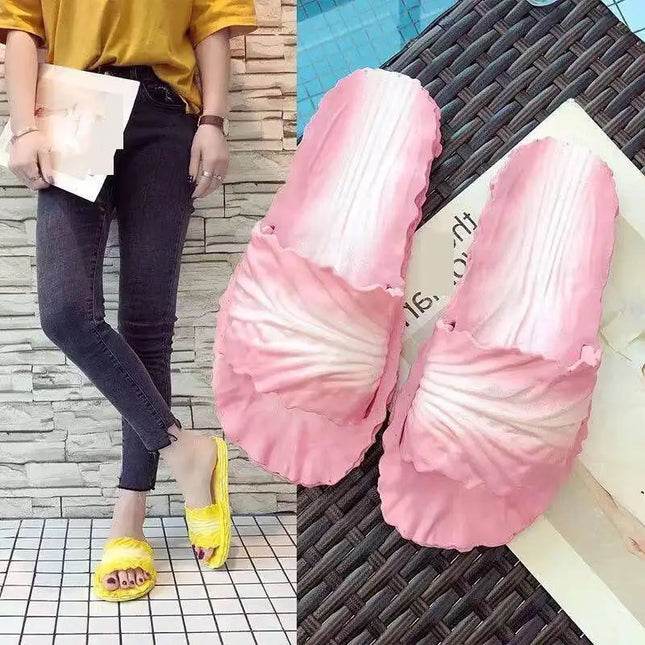 Cabbage Design Anti-Slip Slippers