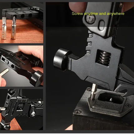 Premium Stainless Steel Compact Outdoor Helper Tool