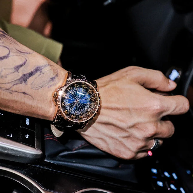 Elite Skeleton Star Inspired Watch