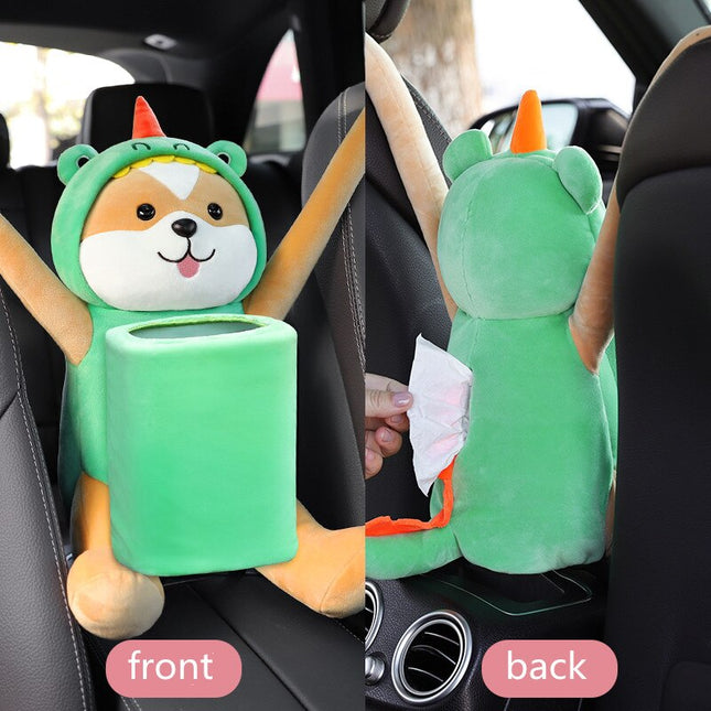 Cute Cartoon Animals Car Tissue Box