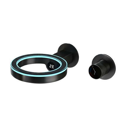 Ring-Shaped LED Elegant Smart Digital Bathroom Faucet