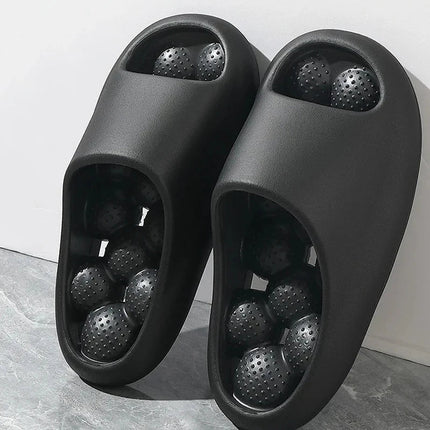 Bubble Arch Thick Sole Massaging Summer Slippers