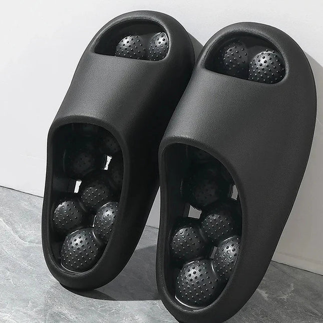 Bubble Arch Thick Sole Massaging Summer Slippers