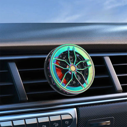 Stylish Wheel Air Vent Rotatable Aromatherapy Car Air Freshener