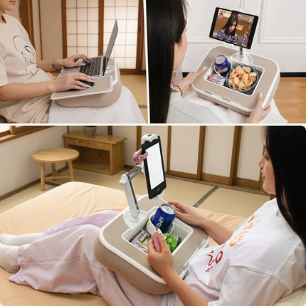 Work & Chill Rotating Tablet Pillow Desk