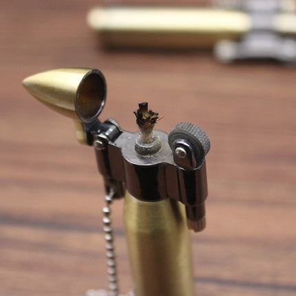 Jet Power Retro Metal Keychain Lighter