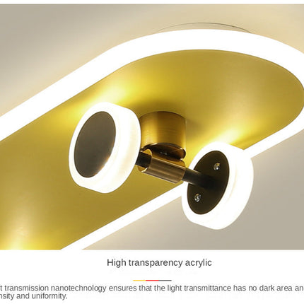 Creative Skateboard Nordic LED Ceiling Light