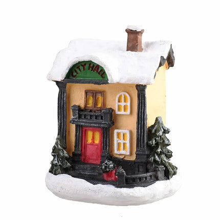 Winter Dreams LED Christmas House Figurines