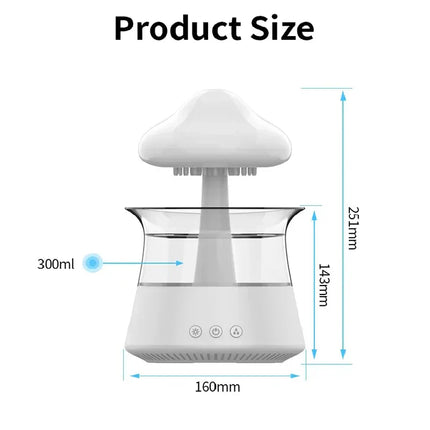 Cloud Rain Forest Aromatherapy Humidifier Lamp