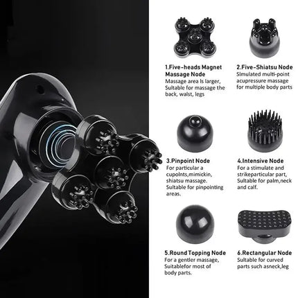 Deep Muscle Relax Rechargeable Hand Held Massager