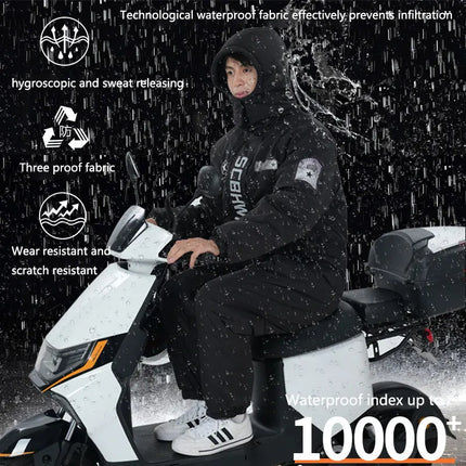 Heavy-Duty Coldproof Full Body Motorcycle Suit