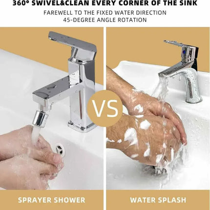 360° Flow Anti-Splash Faucet Extender