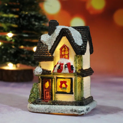 Winter Dreams LED Christmas House Figurines
