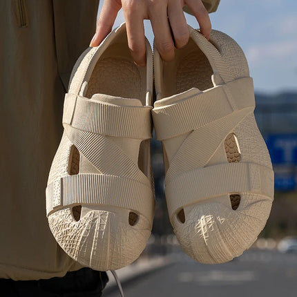 Criss Cross Anti-slip Outdoor Beach Slippers