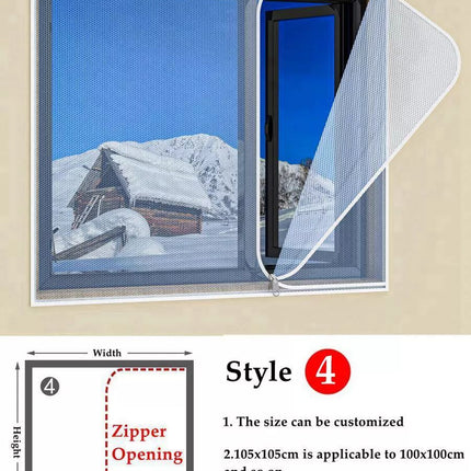 Winter Wrap Double Layer Windproof Self-Adhesive Zipper Film