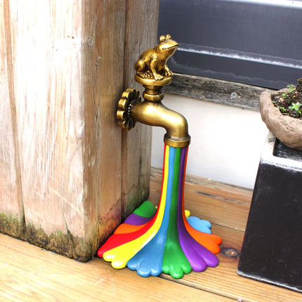 Rainbow Waterfall Faucet Garden Statue
