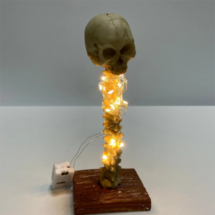 Skeleton Skull Table Lamp