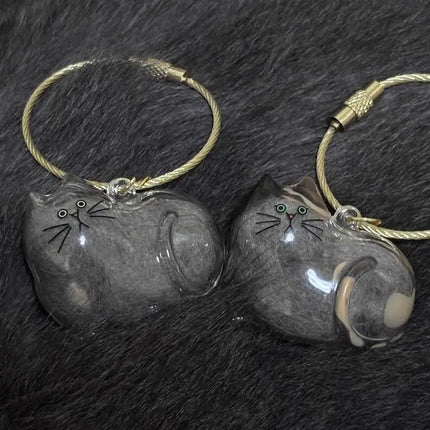 Cat Fur Keepsake Memory Pendant Necklace