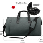Grey-Green Gym Bag