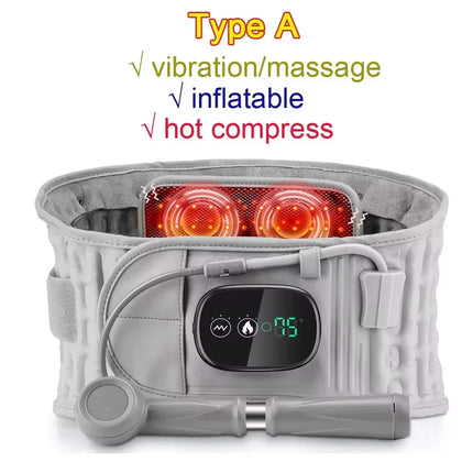 Everyday Relief Heated Inflatable Lumbar Therapy Belt
