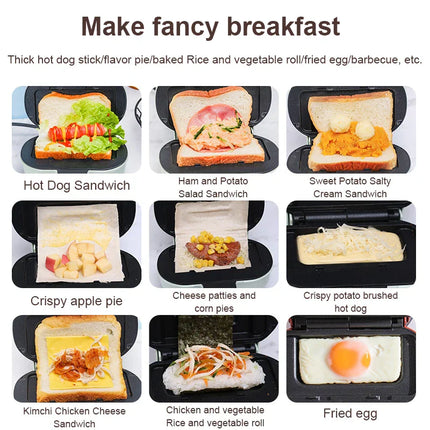 Mini Non-Stick Toast Press Grill Machine