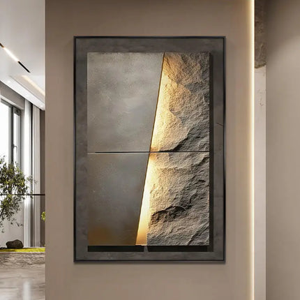New Rock Texture Led Porcelain Wall Lamp