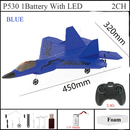 Storm Hawk Ultra Bright LED Foam Jet Fighter