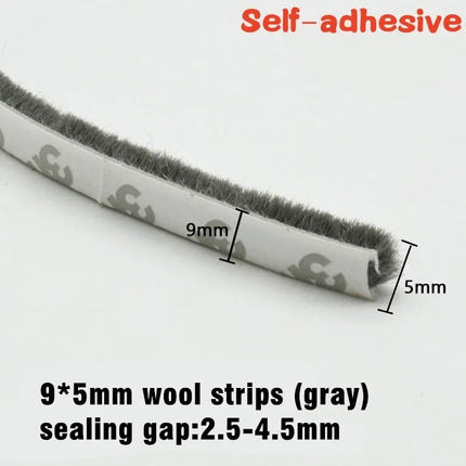Dustproof Soundproof Brush Seal Strip