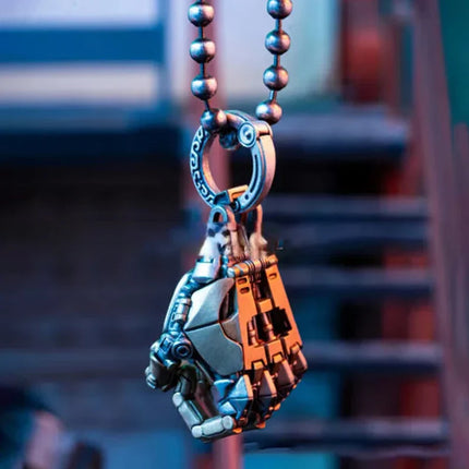 Robotic Mechanical Hand Necklace