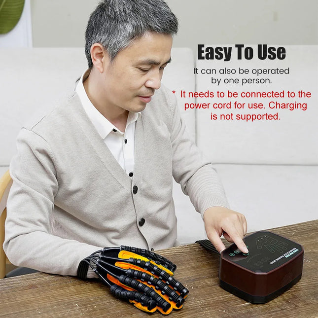 Automatic Robot Elderly Hand Finger Exercise Recovery Training
