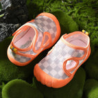 Orange baby sandals / foot length 11cm