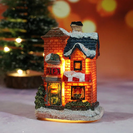 Winter Dreams LED Christmas House Figurines