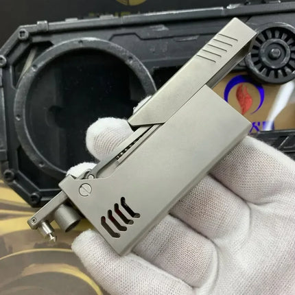 Mechanical Titanium EDC Stress Relief Lighter