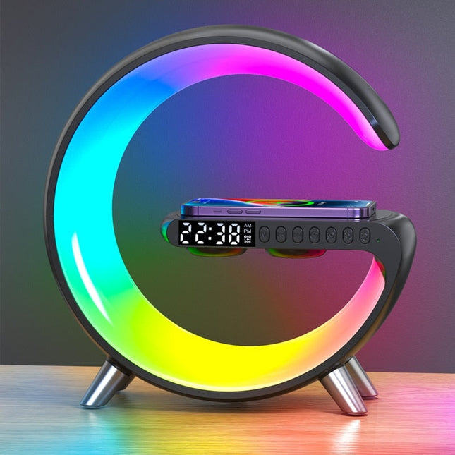 Smart Aurora Wireless Charger Bluetooth Speaker