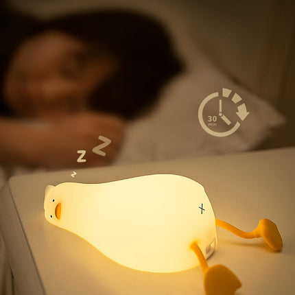 Lazy Flat Duck Atmosphere Night Lamp