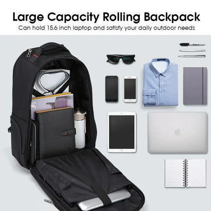 Large Capacity Comfortable Business Travel Trolley Backpack